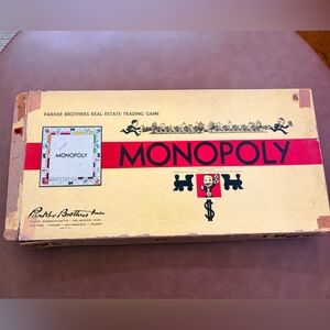 Vintage 1940’s Monopoly Board Game